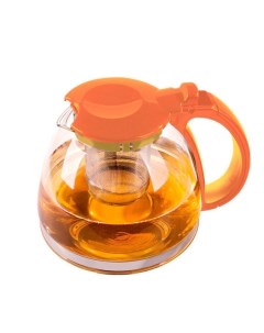 Чайник заварочный 0 7 л с ситечком Orange ВF 502 оранжевый Barouge