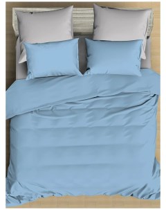 Комплект постельного белья Alaska евро мако сатин 70x70 см разноцветный Amore mio