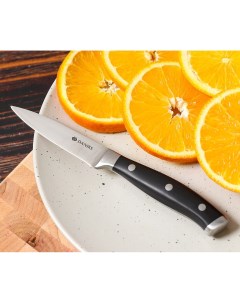 Нож кухонный Black для овощей нерж сталь 9 см рук пласт 161520 5 Daniks