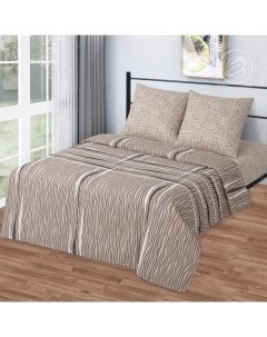 Комплект постельного белья Премиум с простыней на резинке Эльбрус 532 евростандарт Арт-дизайн