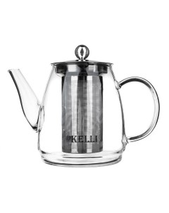 Заварочный чайник KL 3099 900 мл жаропрочное стекло Kelli