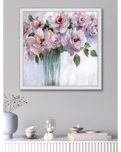 Картина для интерьера Розовый багрянец 50х50 см GRGO 17062 Графис