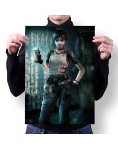 Плакат А4 Принт Resident Evil Резидент Эвил 7 Migom
