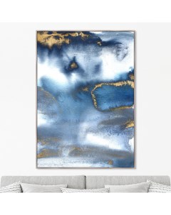 Репродукция картины на холсте The stormy sky above the shore Размер картины 145х105см Картины в квартиру