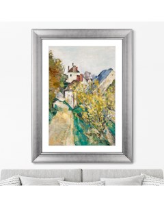 Репродукция картины в раме The House of Dr Gachet in Auvers sur Oise 1873г 60 5х80 5см Картины в квартиру
