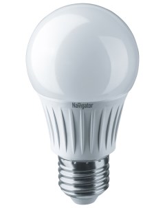 Лампа светодиодная LED Груша E27 A55 7 Вт 4000 K холодный свет Navigator