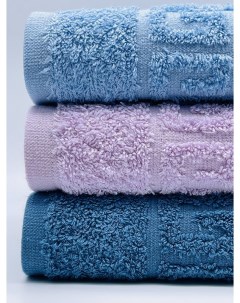Набор полотенец размер 50х90 3 шт Арт м54 36 2 разноцветные Tm textile
