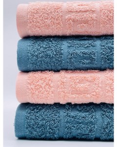 Набор полотенец размер 40х70 4 шт Арт с22 13 22 13 разноцветные Tm textile