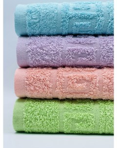 Набор полотенец размер 50х90 4 шт Арт м1 13 36 37 разноцветные Tm textile