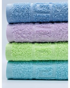 Набор полотенец размер 40х70 4 шт Арт с37 51 36 2 разноцветные Tm textile