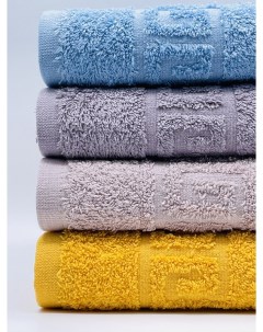 Набор полотенец размер 40х70 4 шт Арт с46 39 9 2 разноцветные Tm textile