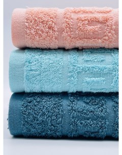 Набор полотенец размер 50х90 3 шт Арт м22 37 13 разноцветные Tm textile