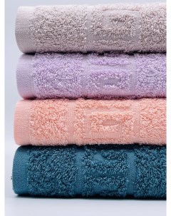 Набор полотенец размер 40х70 4 шт Арт с39 22 13 36 разноцветные Tm textile