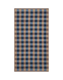 Полотенце Holmes 50 х 90 см махровое синий коричневый ПЛ 2602 02126 Cleanelly