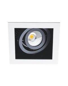 Встраиваемый светодиодный светильник DL 3014 white black Italline