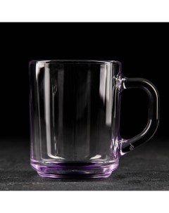 Кружка Джем 250 мл цвет фиолетовый Gidglass