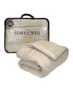 Одеяло классическое Верблюжья шерсть 1 5 спальное 140х205 см Sorrento Deluxe чехол сатин Sorrento deluxe