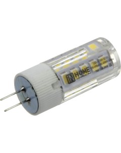 Лампа светодиодная LED JC 5Вт 12В G4 4000К 480Лм In home