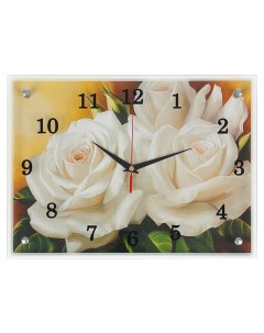 Часы настенные серия Цветы Цветы 30х40 см Сюжет