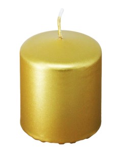 Свеча пеньковая золотая 5 см Омский свечной