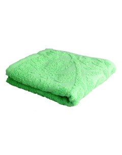 Полотенце Тубероза 70 х 130 см зеленое Cleanelly