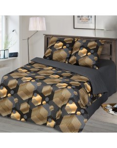 Комплект постельного белья Премиум с простынью на резинке Альберт арт 530 1 5 спальный Арт-дизайн