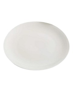 Тарелка для вторых блюд углубленная 20 см белая Мфк