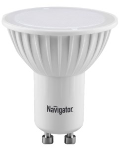 Лампа светодиодная 94 264 5 Вт цоколь GU10 теплый свет 3000К Navigator