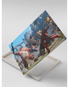 Картина на холсте Warhammer 30х40 Сувенирshop