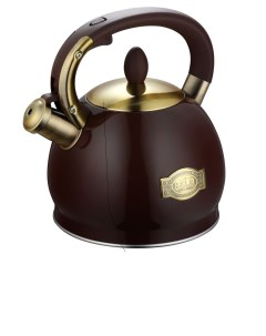 Чайник металлический на газ шоколад 3л KL 4556 Kelli