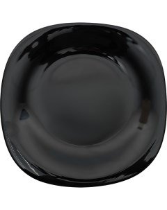 Тарелка для десертов Homeclub Quadro Classic Black 19 см черная Home club