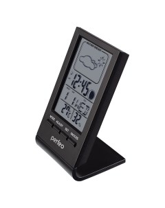 Часы Часы метеостанция Angle чёрный PF S2092 время температура влажность дата Perfeo