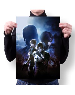 Плакат А2 Принт Resident Evil Резидент Эвил 8 Migom