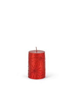 Свеча красный 7x10 см Coincasa