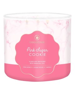 Ароматическая свеча Pink Sugar Cookie Розовое сахарное печенье 411г Goose creek