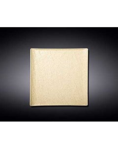 Тарелка Sandstone 21 5x21 5 см квадратная песочная арт WL 661306 A KSPT М1164 Wilmax