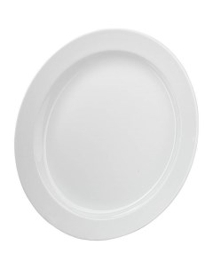 Тарелка обеденная белая 240 мм ИТМ 03 240 431425 Башкирский фарфор