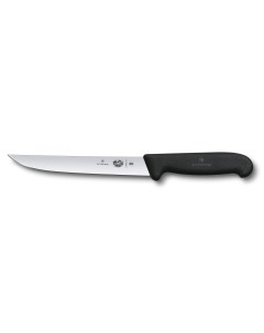 Нож разделочный лезвие 15 см узкое черный Victorinox