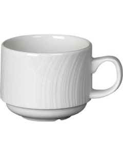 Чашка Спайро кофейная 85мл 85х60х45мм фарфор белый Steelite