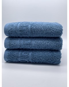 Набор полотенец 40x70 3 шт с54 54 54_saxony_blue Tm textile
