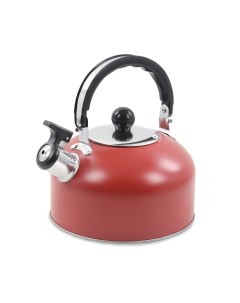 Чайник со свистком HE WK1602 красный матовый Home element