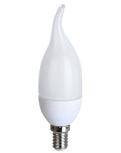 Лампа светодиодная E14 8W 4000K Свеча на ветру арт 581286 10 шт Ecola