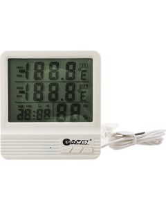 Метеостанция Точное Измерение WS 4 термометр гигрометр часы календарь с внешним датч Garin