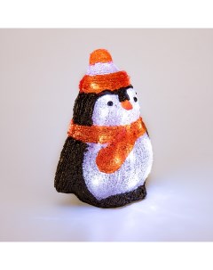 Фигурка декоративная Пингвиненок 19х14 5х25 см 20 светодиодов батарейки 2хAA Neon-night