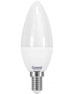 Лампа светодиодная E14 8W 2700K Свеча арт 583921 10 шт General
