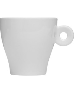 Чашка кофейная 150мл 94х77х80мм фарфор белый Kunstwerk