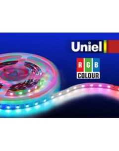 Светодиодная лента Uls 5050 60led m 5м разноцветный RGB Uniel