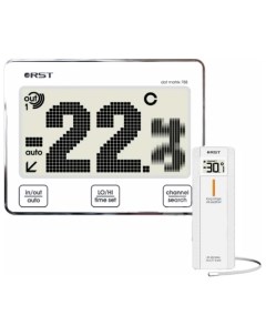 Цифровой термометр с радиодатчиком точечно матричный дисплей с анимацией температур RST 0 Nobrand
