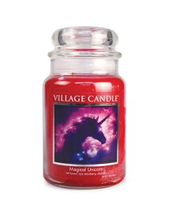 Ароматическая свеча Волшебный Единорог большая Village candle