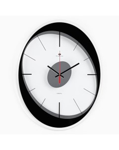Часы Часы настенные серия Интерьер Эллипс плавный ход 35 х 46 см Рубин